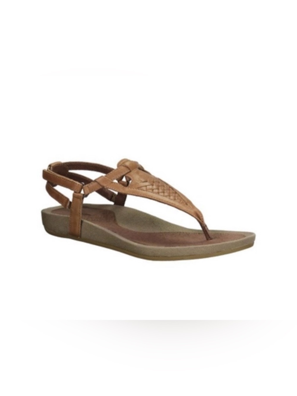 Teva Women's Brown Braided Thong Sandals